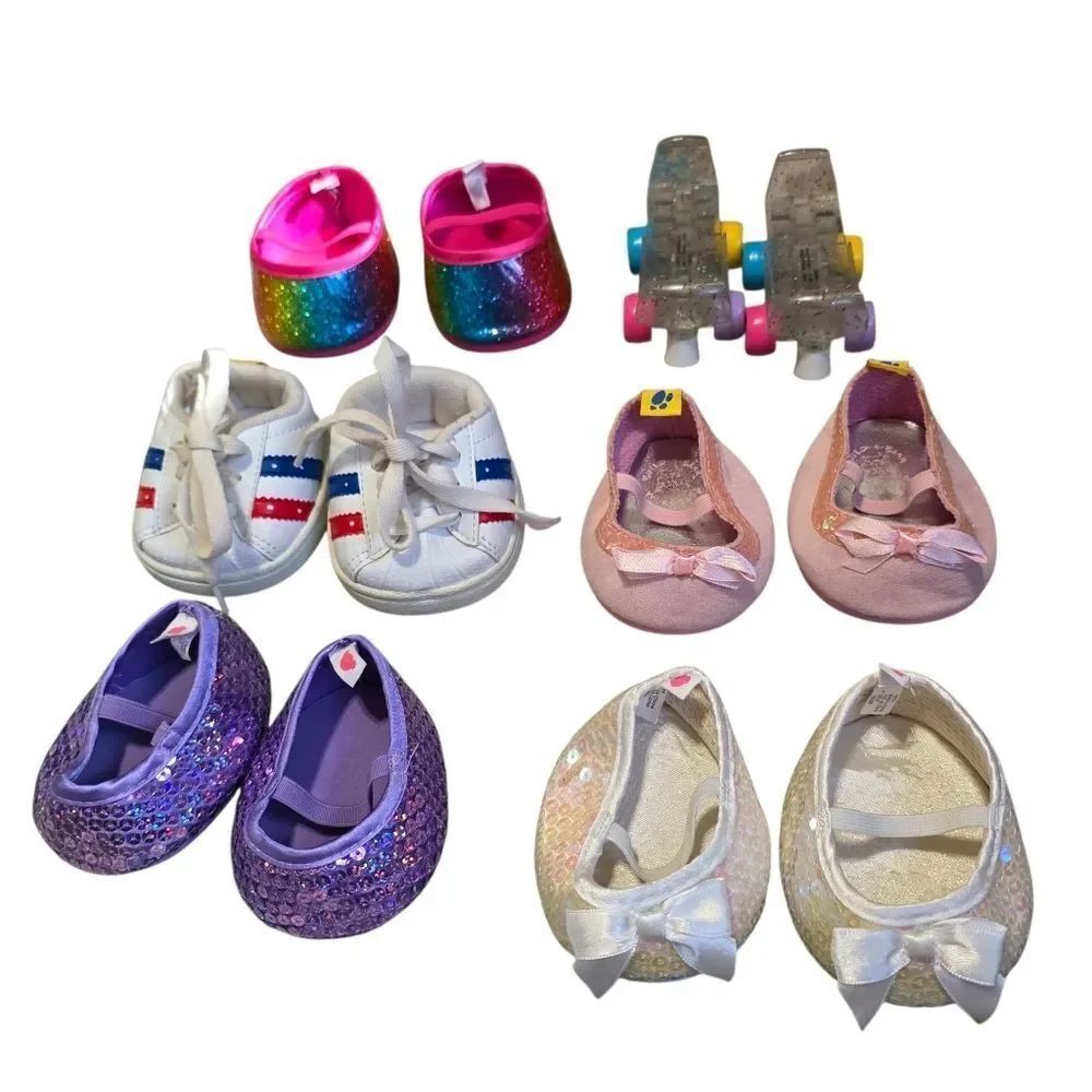 Build A Bear Shoes (6 Pair)